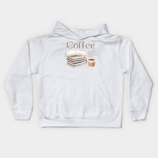 Coffee In a porcelain embrace Kids Hoodie